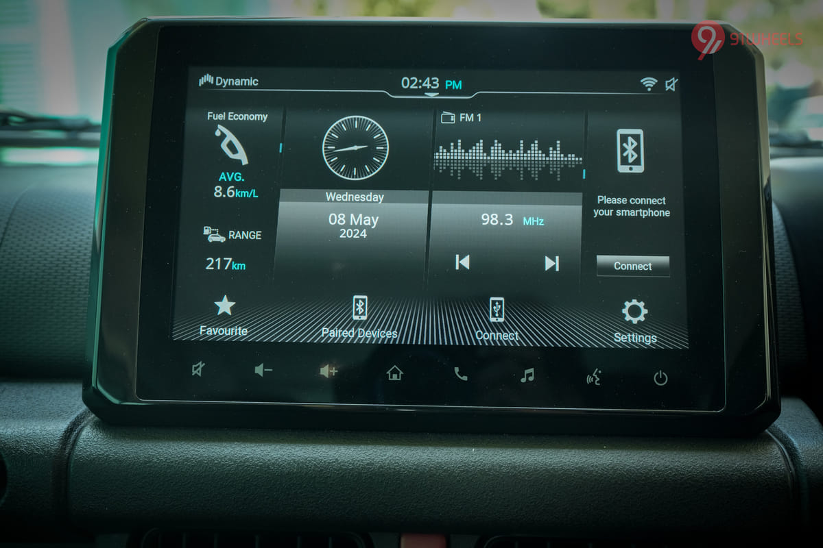 Maruti Suzuki Jimny Infotainment System