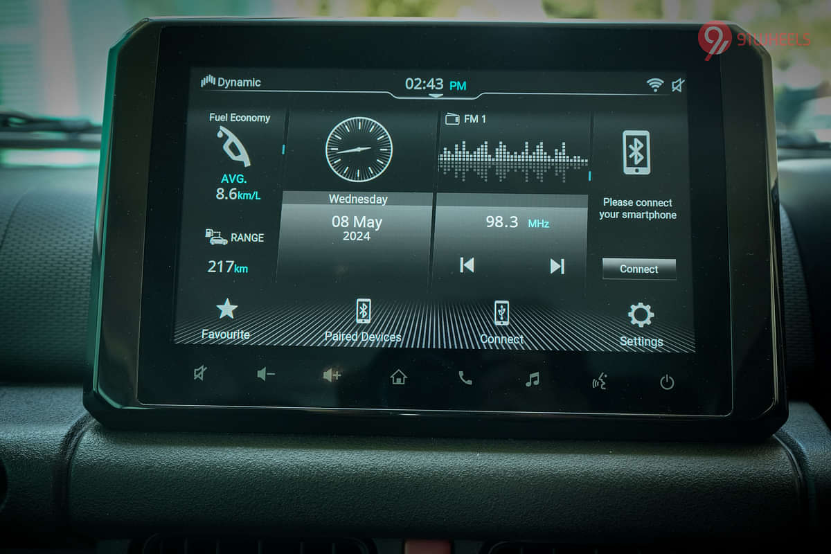 Maruti Jimny Infotainment System