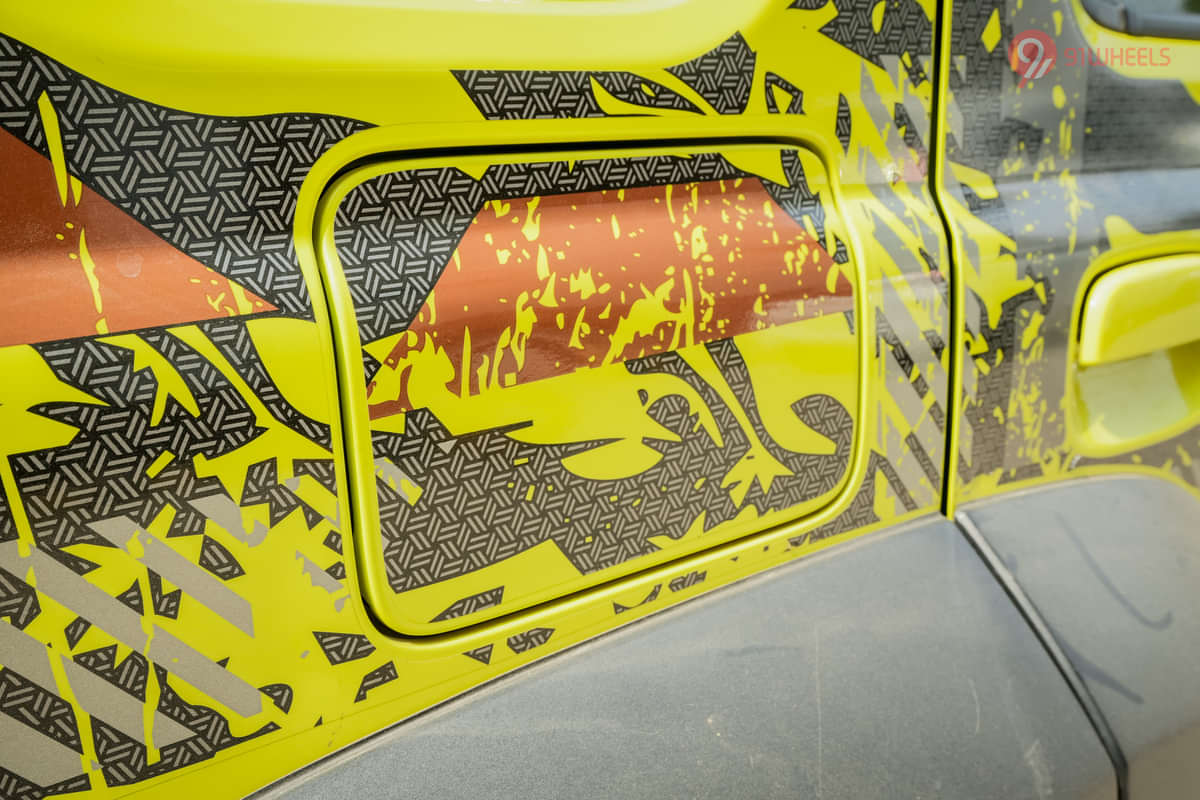 Maruti Jimny Closed Fuel Lid