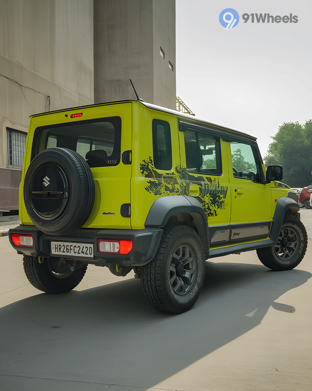 Maruti Suzuki Jimny Right Rear Three Quarter Maruti Suzuki Jimny Right Rear Three Quarter