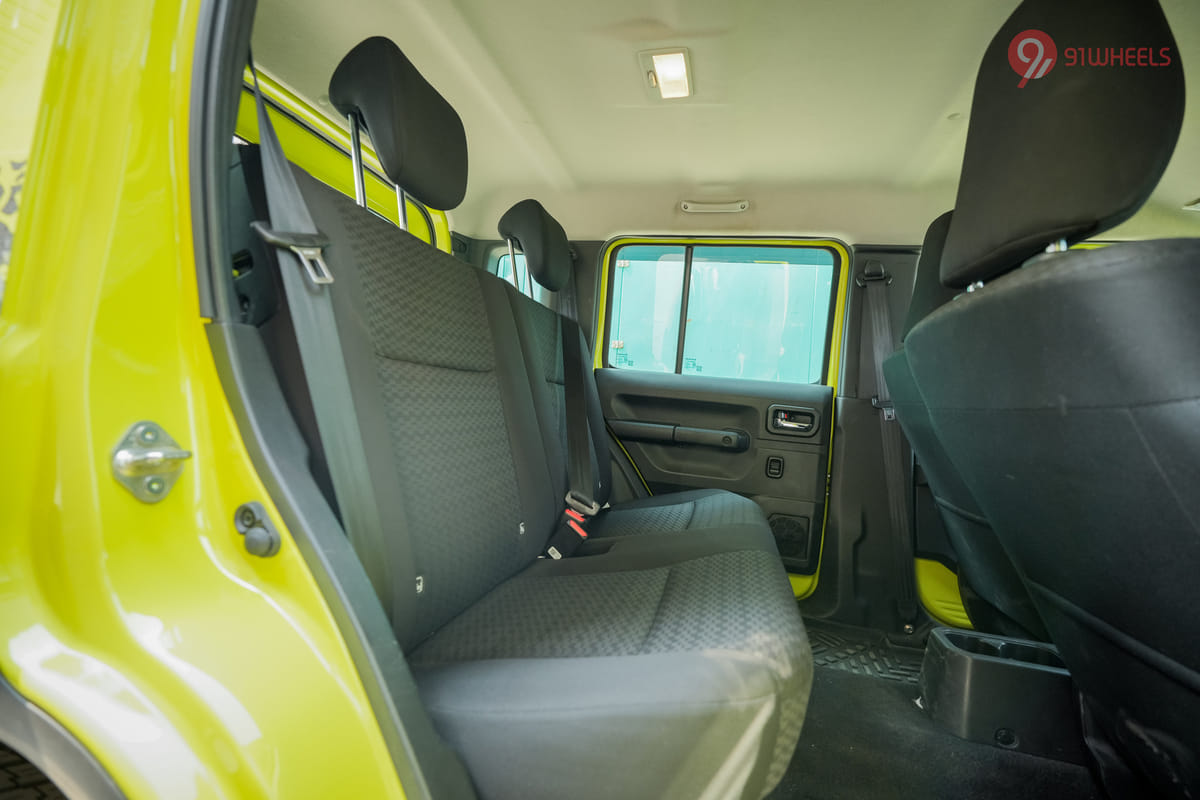 Maruti Suzuki Jimny Rear Seats