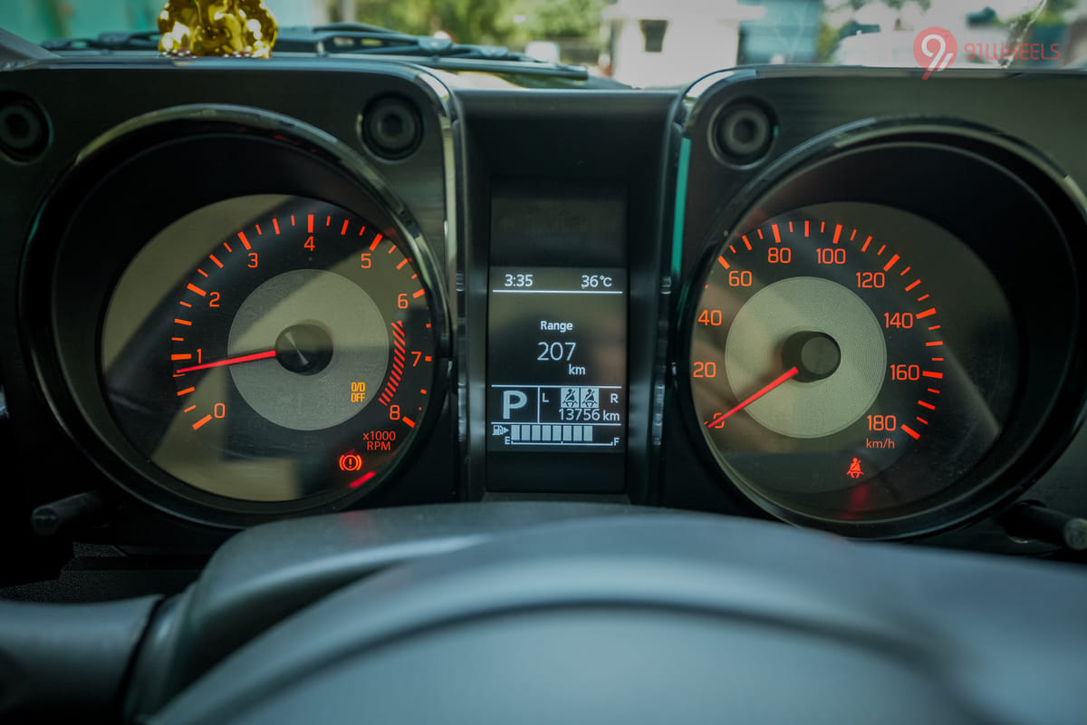 Maruti Suzuki Jimny Instrument Cluster