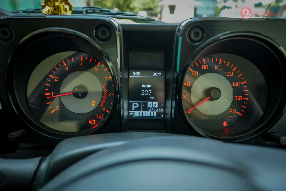 Maruti Jimny Instrument Cluster