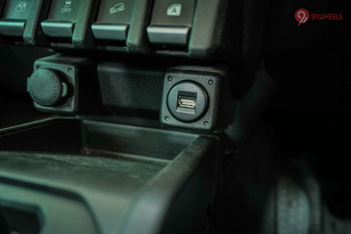Maruti Jimny USB Port/Power Socket/Wireless Charging