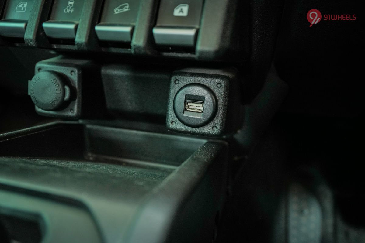 Maruti Suzuki Jimny USB Port/Power Socket/Wireless Charging