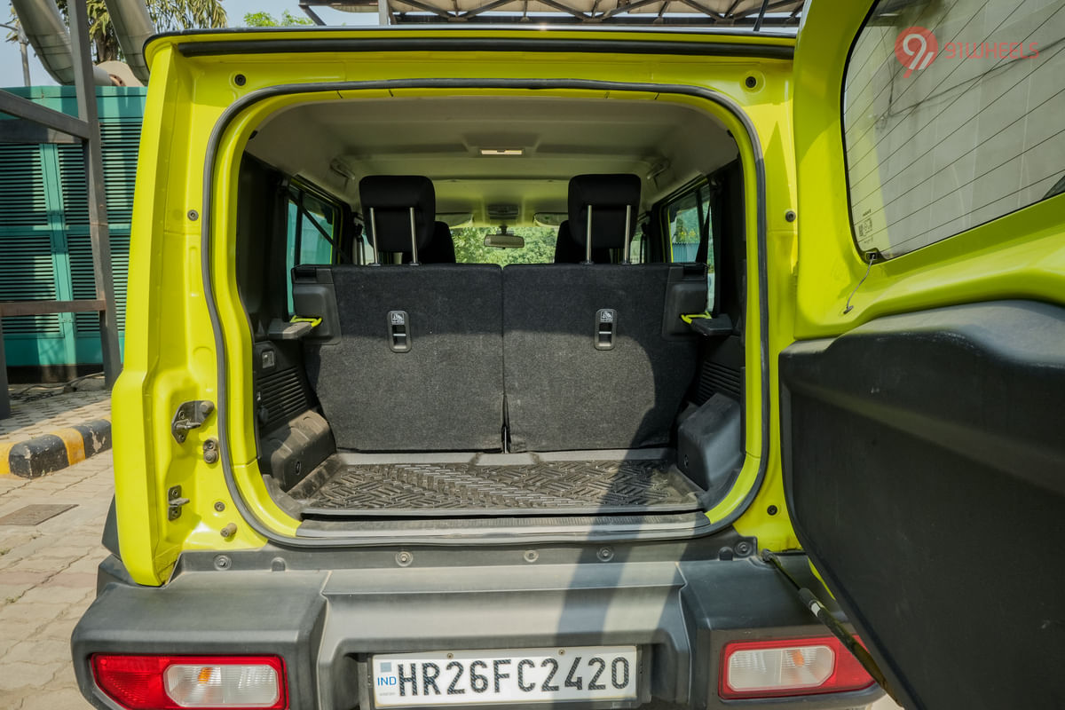 Maruti Suzuki Jimny Bootspace Rear Seat Folded