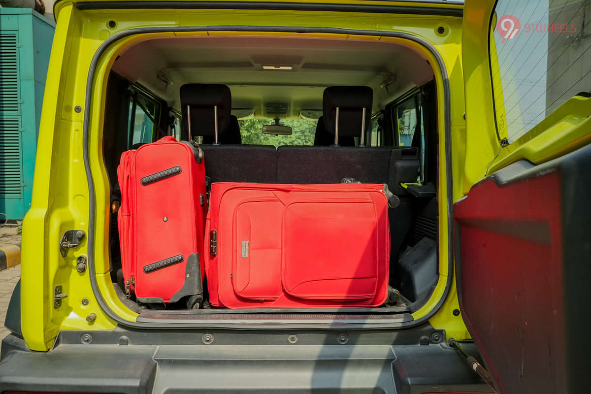 Maruti Jimny Bootspace