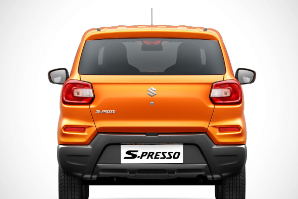 Maruti Suzuki S-Presso 2019-2022 Rear Profile Maruti Suzuki S-Presso 2019-2022 Rear Profile