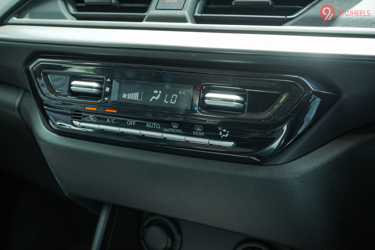 Maruti Suzuki Swift AC Controls