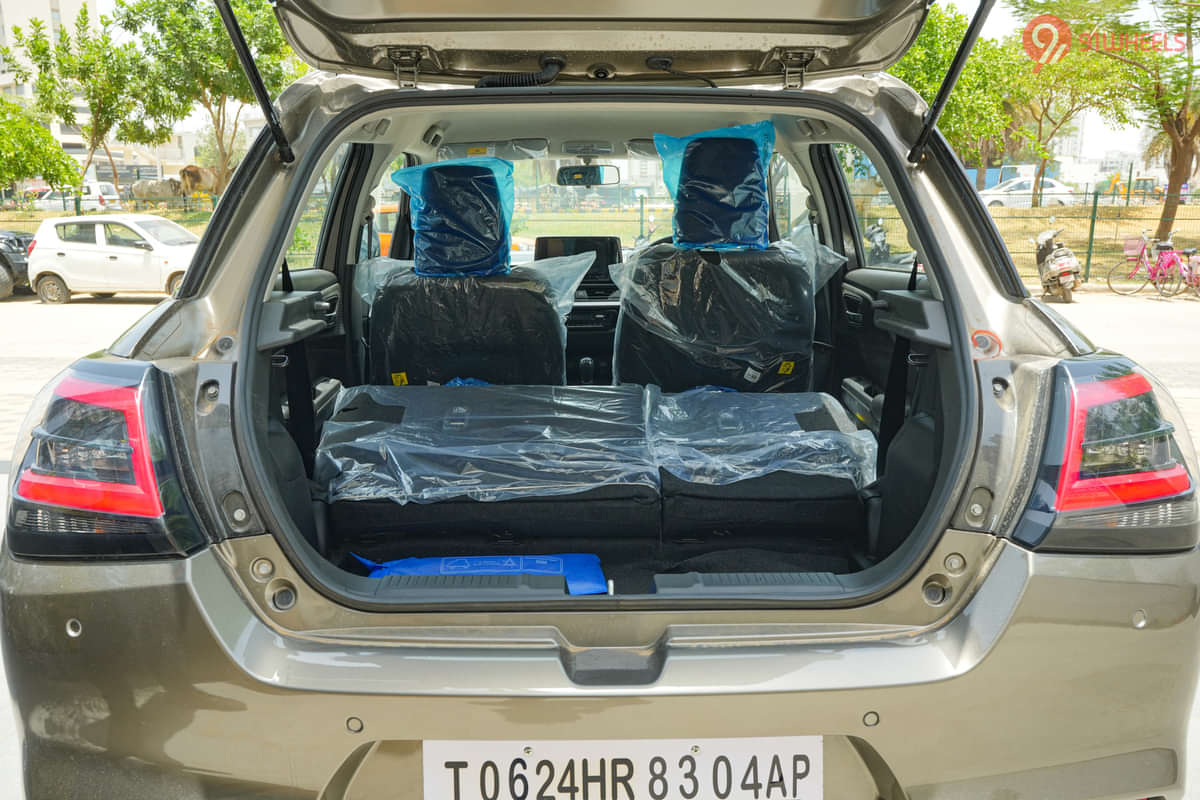 Maruti Suzuki Swift Bootspace Rear Seat Folded