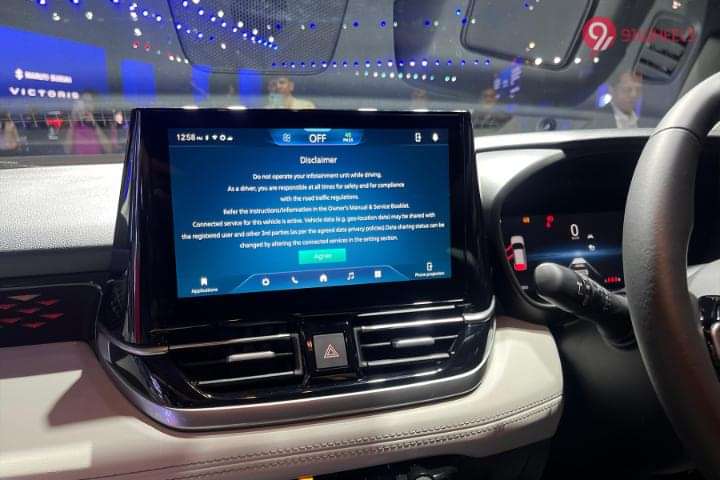 Maruti Suzuki Victoris Infotainment System