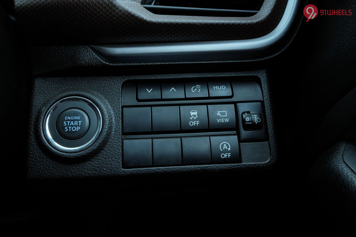 Maruti Suzuki Brezza Dashboard Switches