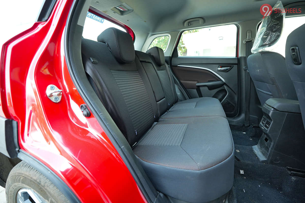 Maruti Suzuki Brezza Rear Seats
