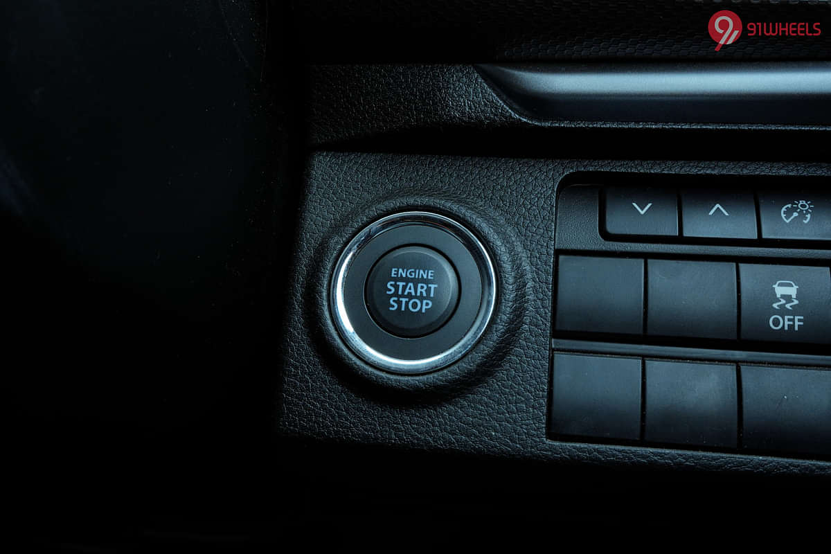 Maruti Brezza Engine Start Button