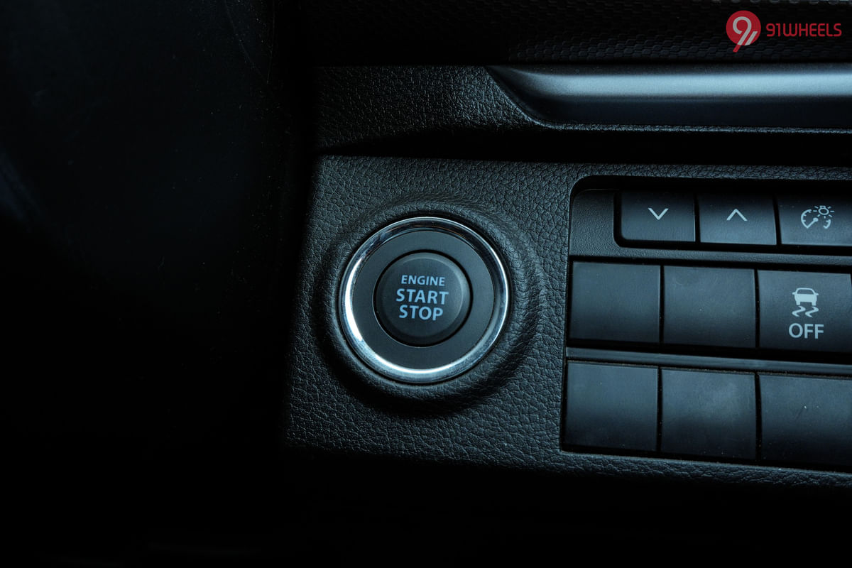 Maruti Suzuki Brezza Engine Start Button