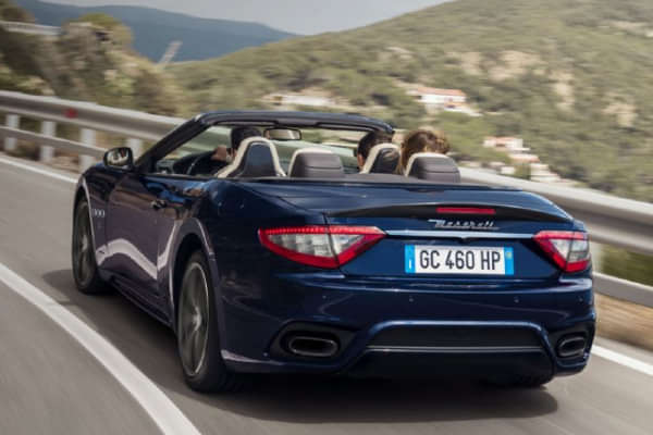 Maserati GranCabrio 2020-2025 Left Rear Three Quarter