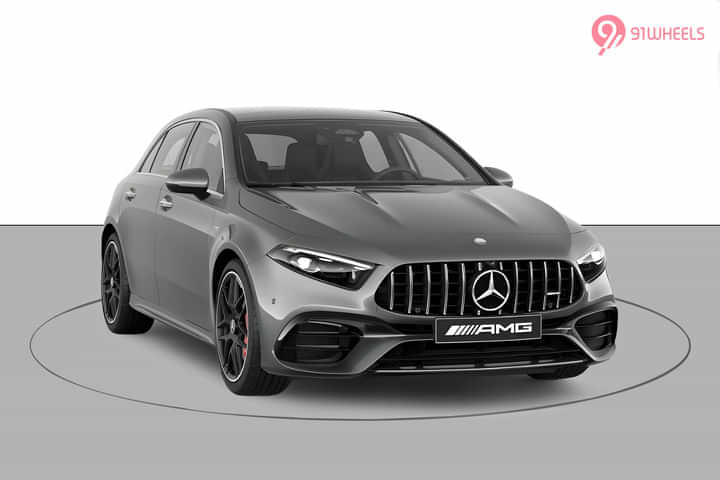 Mercedes-Benz AMG A 45 S Right Front Three Quarter Mercedes-Benz AMG A 45 S Right Front Three Quarter