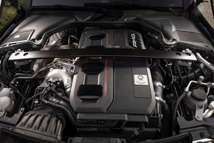 Mercedes-Benz AMG C 63 SE Performance Engine Shot