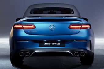Mercedes-Benz AMG E 53 Cabriolet  2023-2025 Rear View Mercedes-Benz AMG E 53 Cabriolet  2023-2025 Rear View