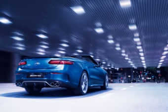 Mercedes-Benz AMG E 53 Cabriolet  2023-2025 Right Rear Three Quarter Mercedes-Benz AMG E 53 Cabriolet  2023-2025 Right Rear Three Quarter