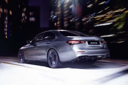 Mercedes-Benz AMG E 53 2021-2025 Left Rear Three Quarter Mercedes-Benz AMG E 53 2021-2025 Left Rear Three Quarter