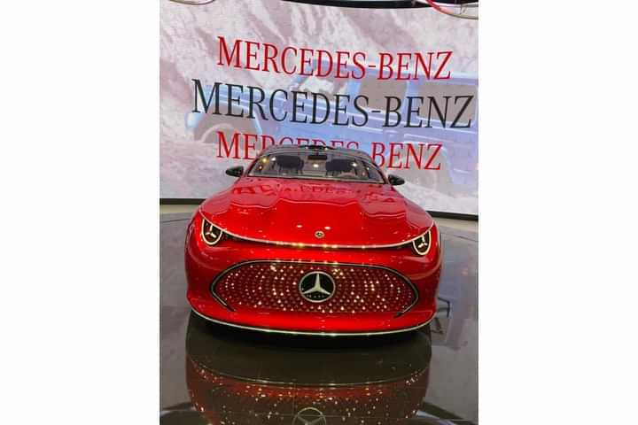 Mercedes-Benz CLA Electric Front View Mercedes-Benz CLA Electric Front View