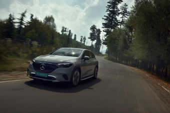 Mercedes-Benz EQE Left Front Three Quarter Mercedes-Benz EQE Left Front Three Quarter
