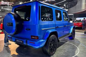 Mercedes-Benz G Class Electric Right Rear Three Quarter Mercedes-Benz G Class Electric Right Rear Three Quarter