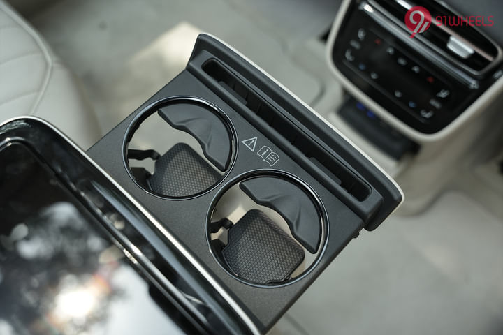 Mercedes-Benz EQS SUV EV Rear Cup Holders