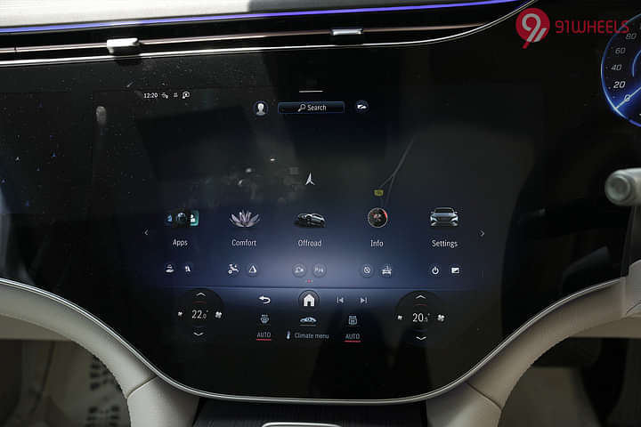 Mercedes-Benz EQS SUV EV Infotainment System