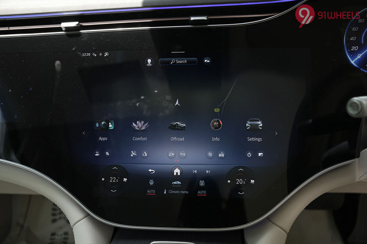 Mercedes-Benz EQS SUV EV Infotainment System
