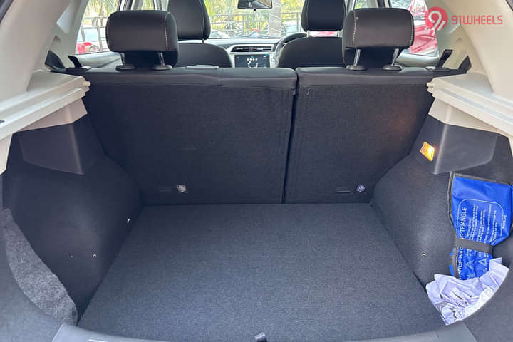 MG Astor Bootspace Rear Seat Folded
