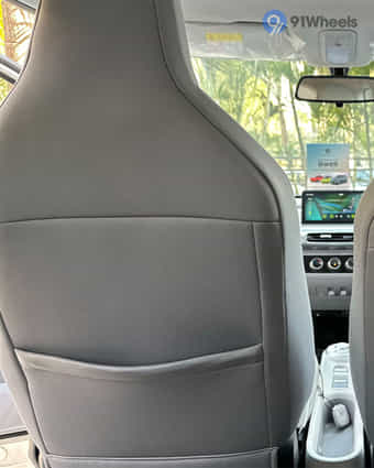 MG Comet EV Front Seat Back Pockets