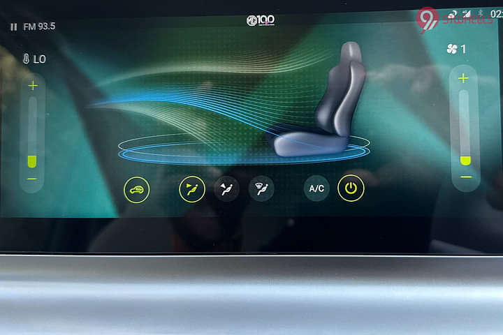 MG Comet EV AC Controls