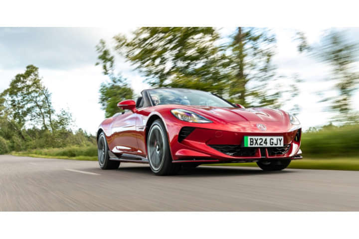 MG Cyberster EV Right Front Three Quarter