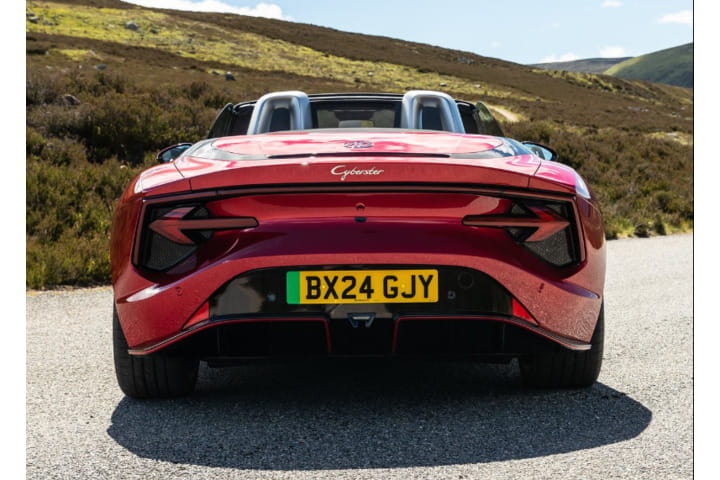 MG Cyberster EV Rear View MG Cyberster EV Rear View