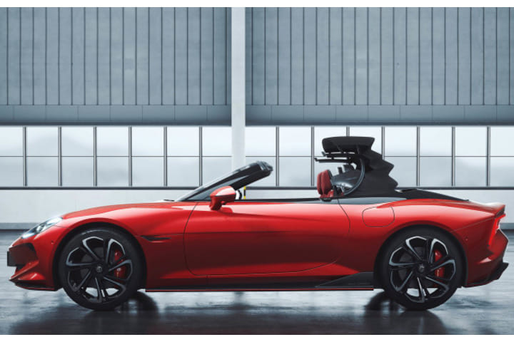 MG Cyberster EV Left Side View MG Cyberster EV Left Side View