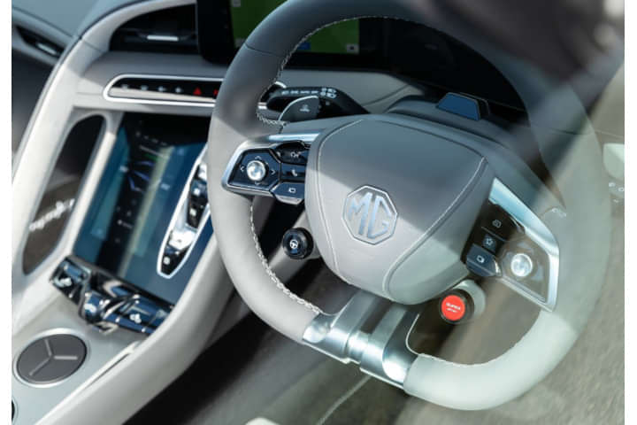 MG Cyberster EV Steering Wheel