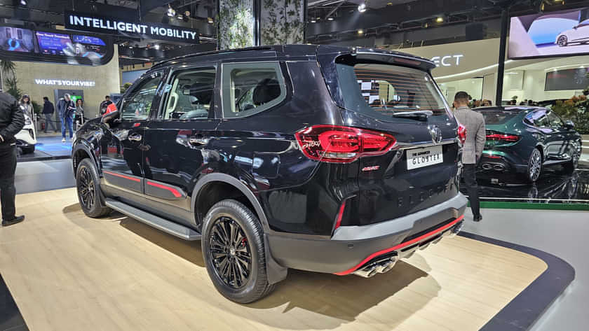 MG Gloster Facelift Left Rear Three Quarter MG Gloster Facelift Left Rear Three Quarter