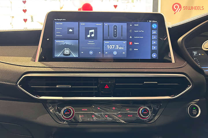 MG Gloster Infotainment System