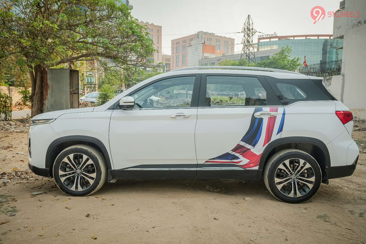 MG Hector Plus Left Side View