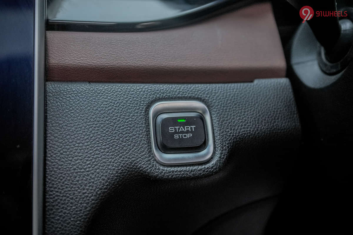 MG Hector Plus Engine Start Button