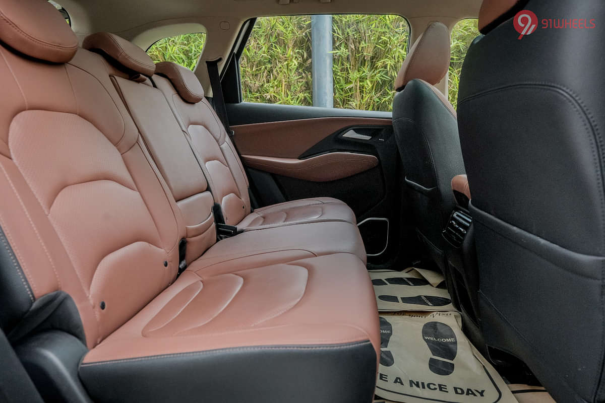 MG Hector Plus Rear Seats