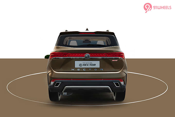 MG Hector Rear View