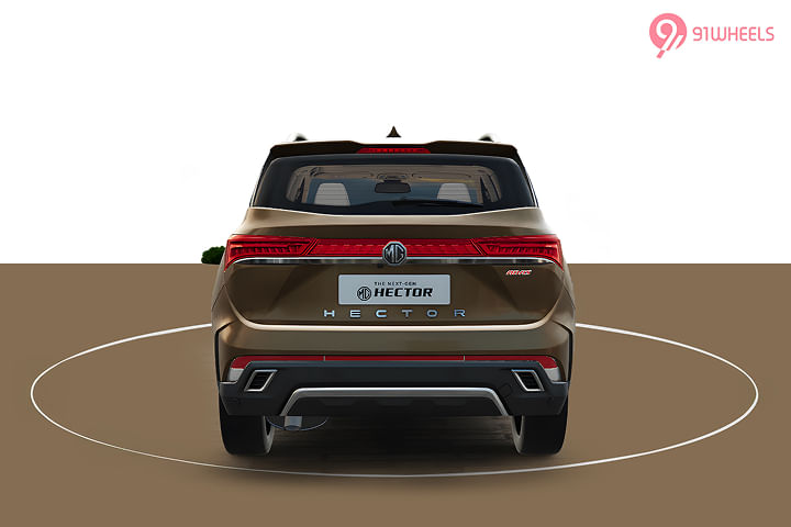MG Hector Rear View