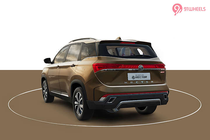 MG Hector Left Rear Three Quarter