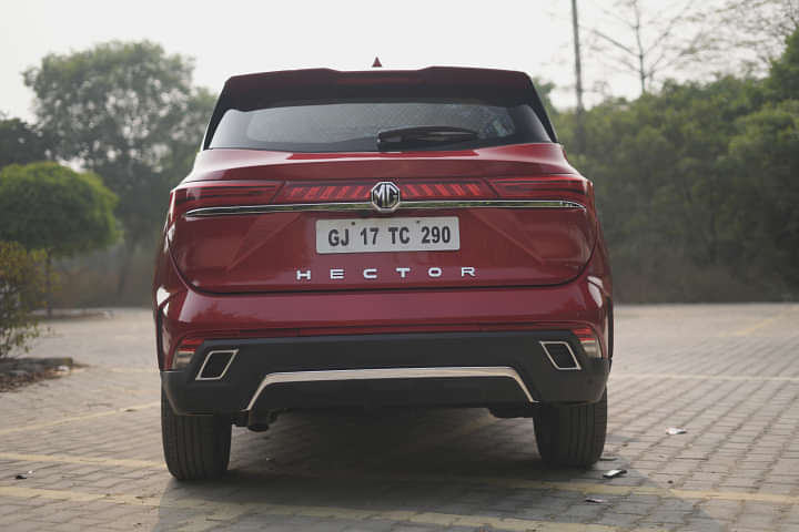 MG Hector Rear View