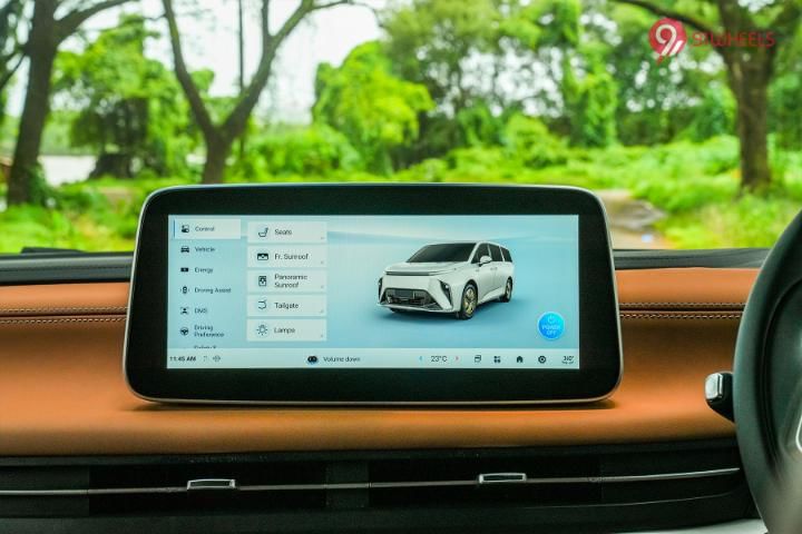 MG M9 Infotainment System