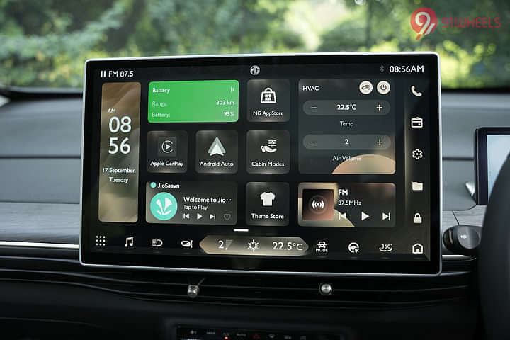 MG Windsor EV Infotainment System