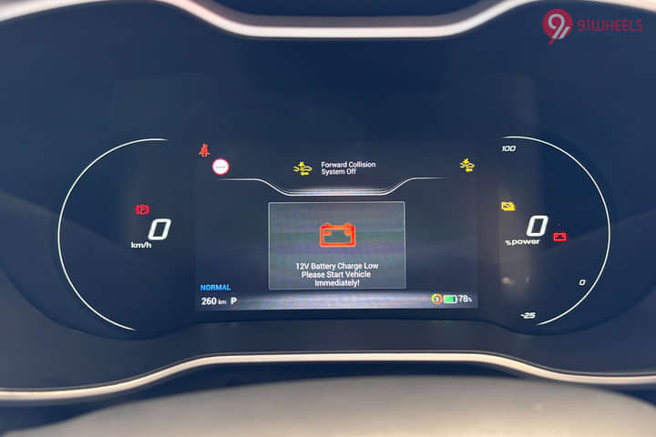 MG ZS EV 2025 Instrument Cluster